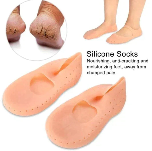 ANTI CRACK FOOT PROTECTOR SILICONE SOCKS (Adjustable)