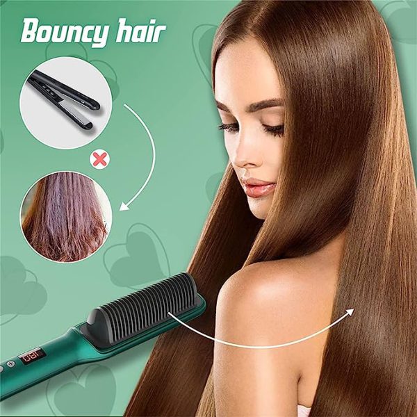 2 IN 1 HAIR STRAIGHTENER COMB